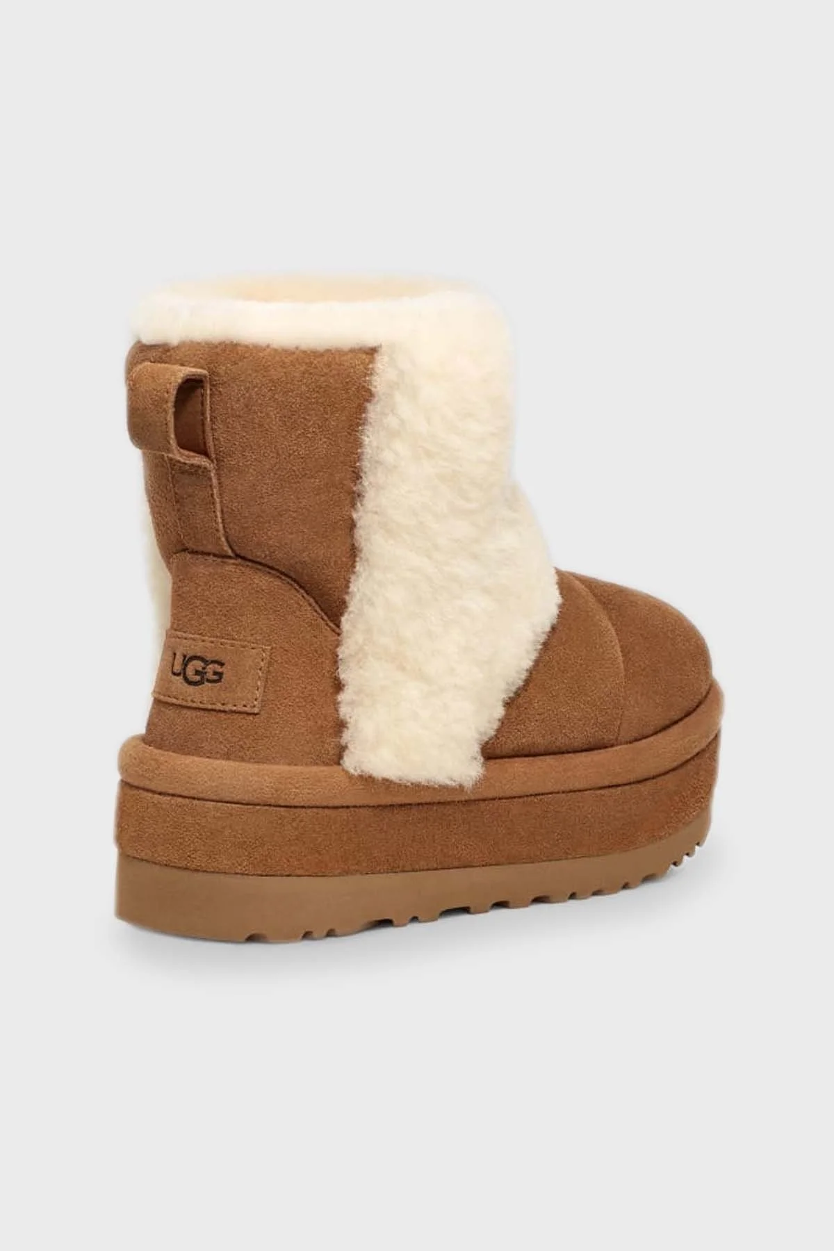 Ugg Kürk Detaylı Kalın Taban Hakiki Deri Bayan Bot 1144046 TABA - 4