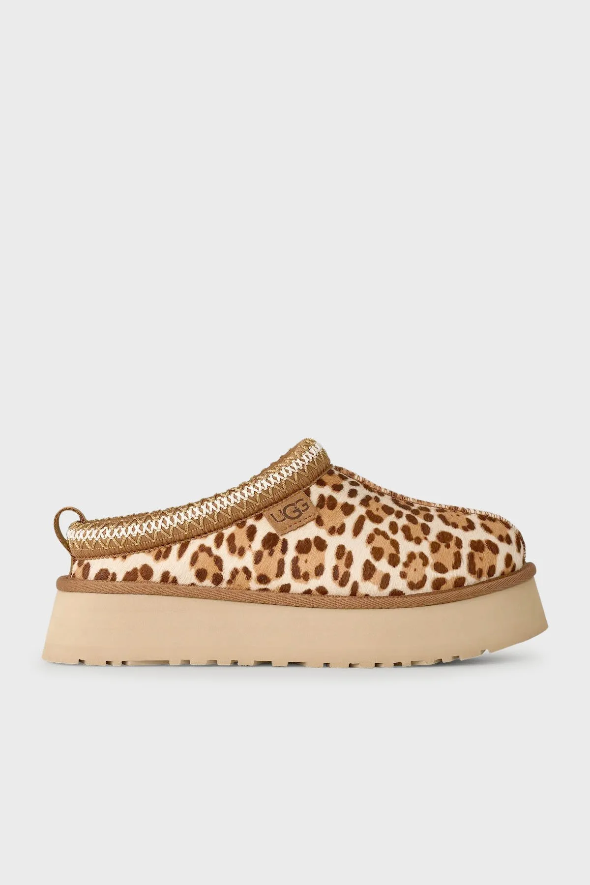 Ugg Leopar Desenli Kalın Taban Bayan Terlik 1177890 LEOPAR - 1