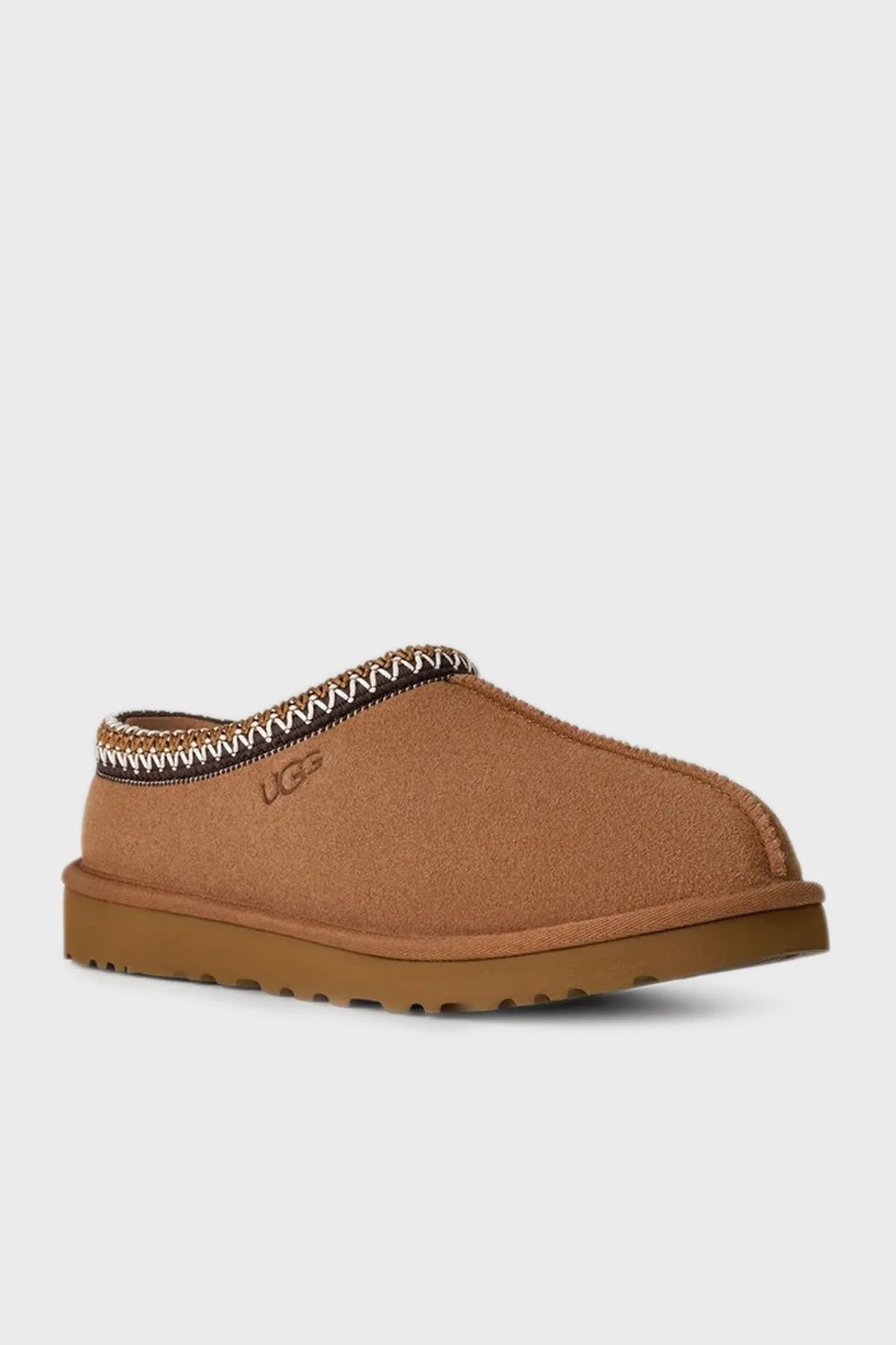 Ugg Logolu Dikiş Detaylı Süet Erkek Terlik 1174671 TABA - 3
