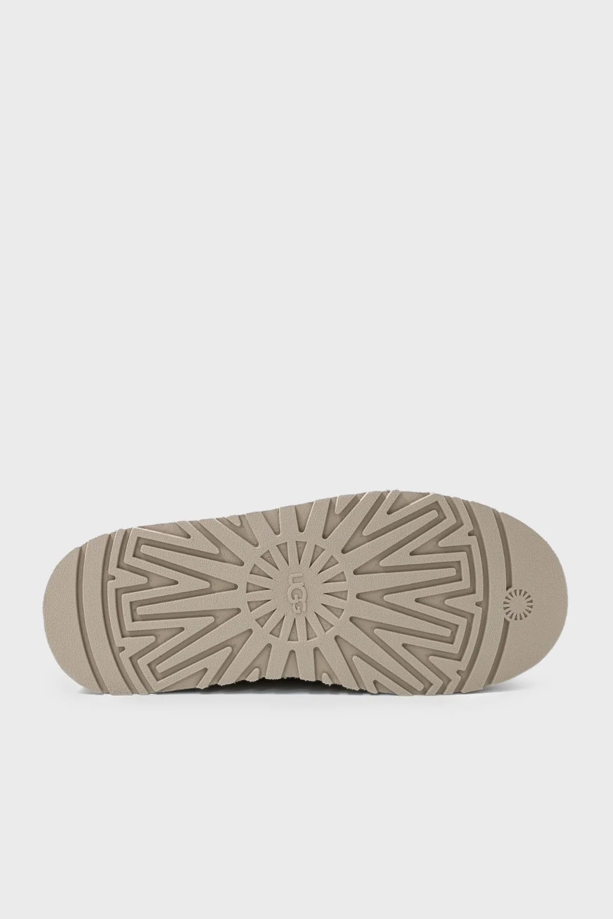 Ugg Logolu Hakiki Deri Platform Taban Yünlü Süet Kadın Terlik 1174471 KOYU GRİ - 4
