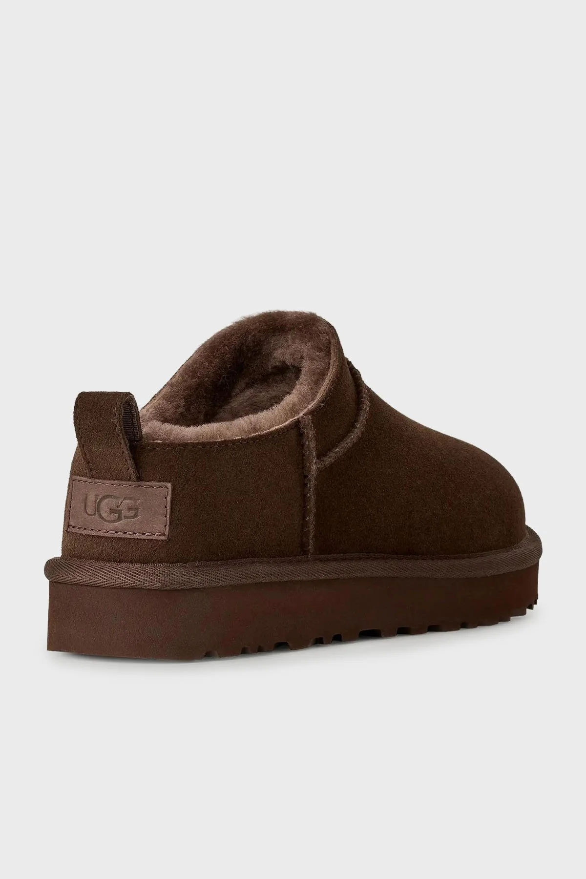 Ugg Logolu Hakiki Deri Suya Dayanıklı Kısa Bilekli Süet Bayan Bot 1173891 KAHVE - 5