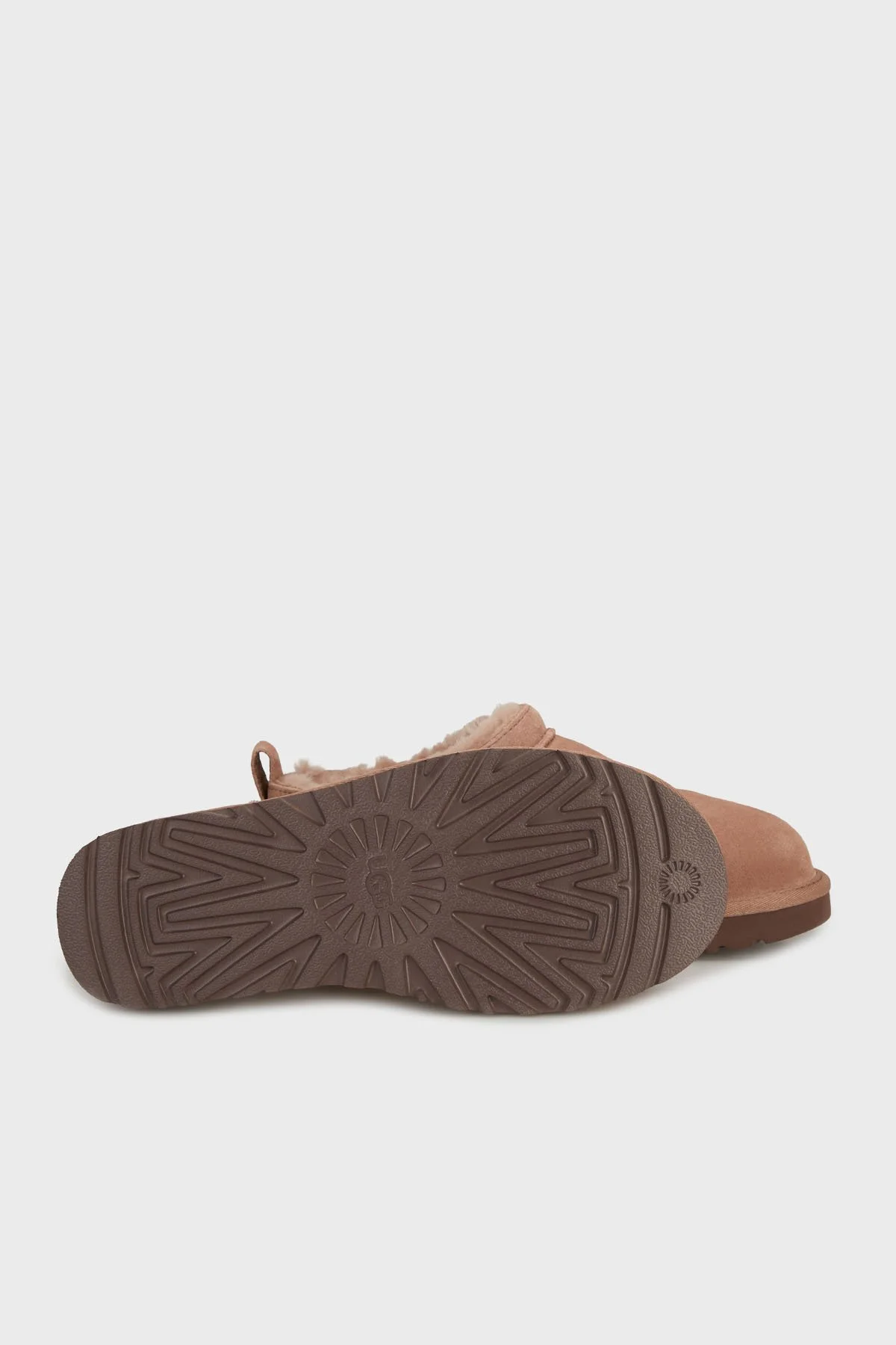 Ugg Logolu Hakiki Deri Suya Dayanıklı Kısa Bilekli Süet Kadın Bot 1173891 PUDRA - 4