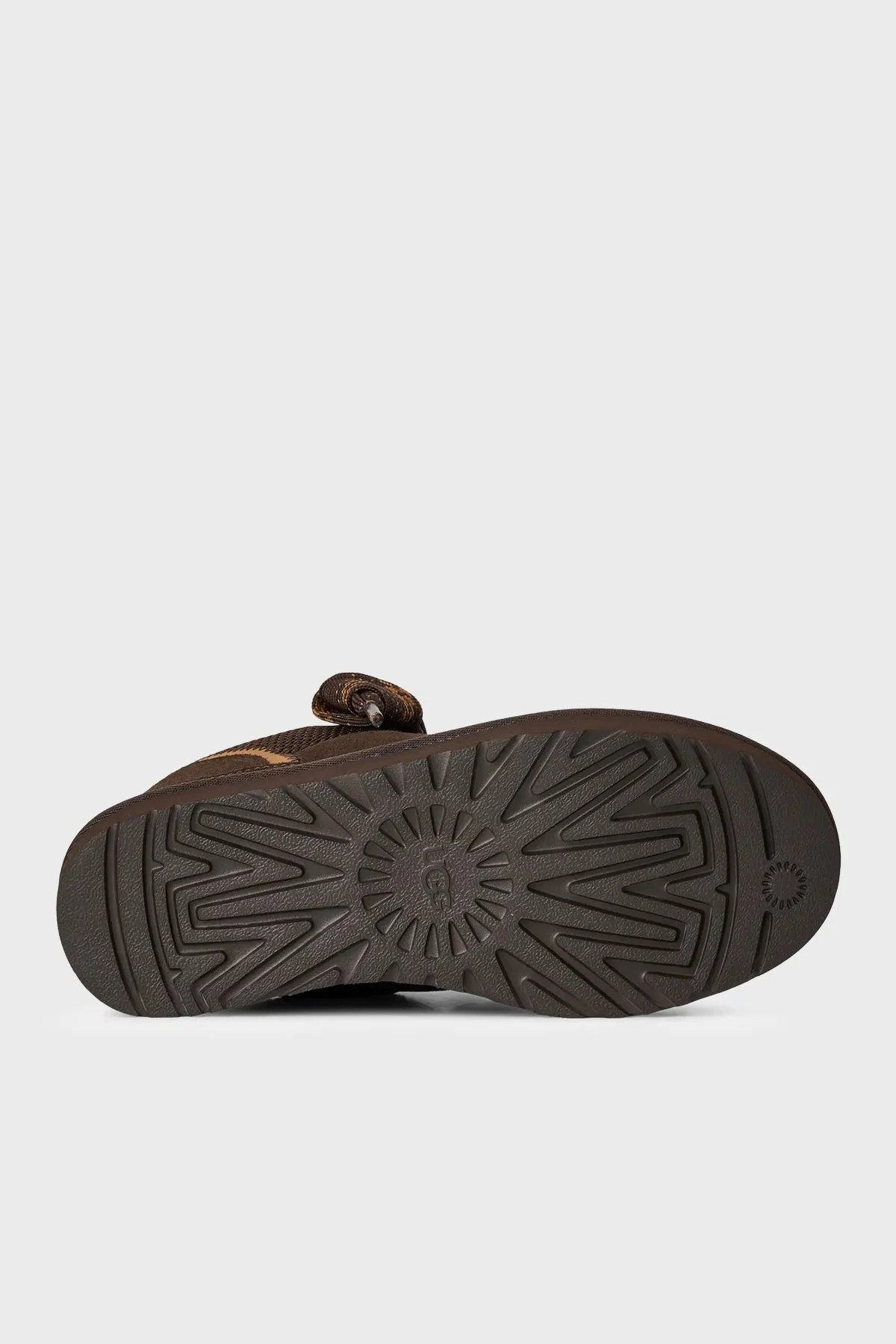 Ugg Logolu Hakiki Deri Yünlü Bilekli Sneaker Kadın Ayakkabı 1144032 Koyu kahve - 6
