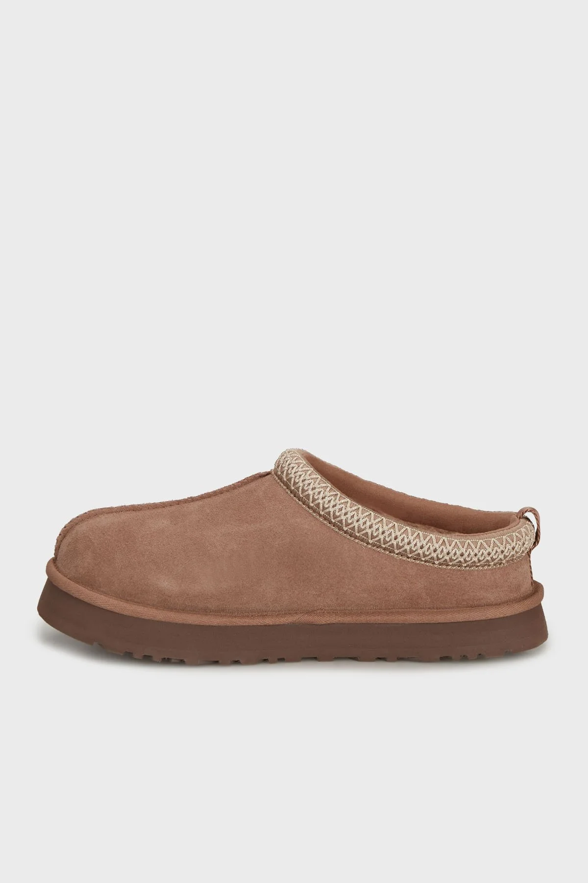 Ugg Logolu Hakiki Deri Yünlü Süet Bayan Terlik 1143776K PUDRA - 2