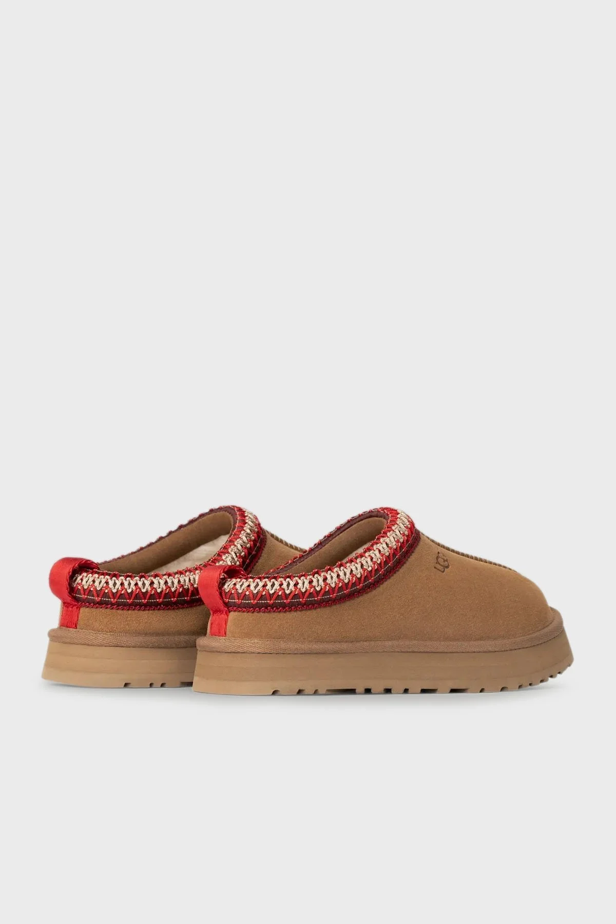 Ugg Logolu Hakiki Deri Yünlü Süet Bayan Terlik 1143776K TABA - 2