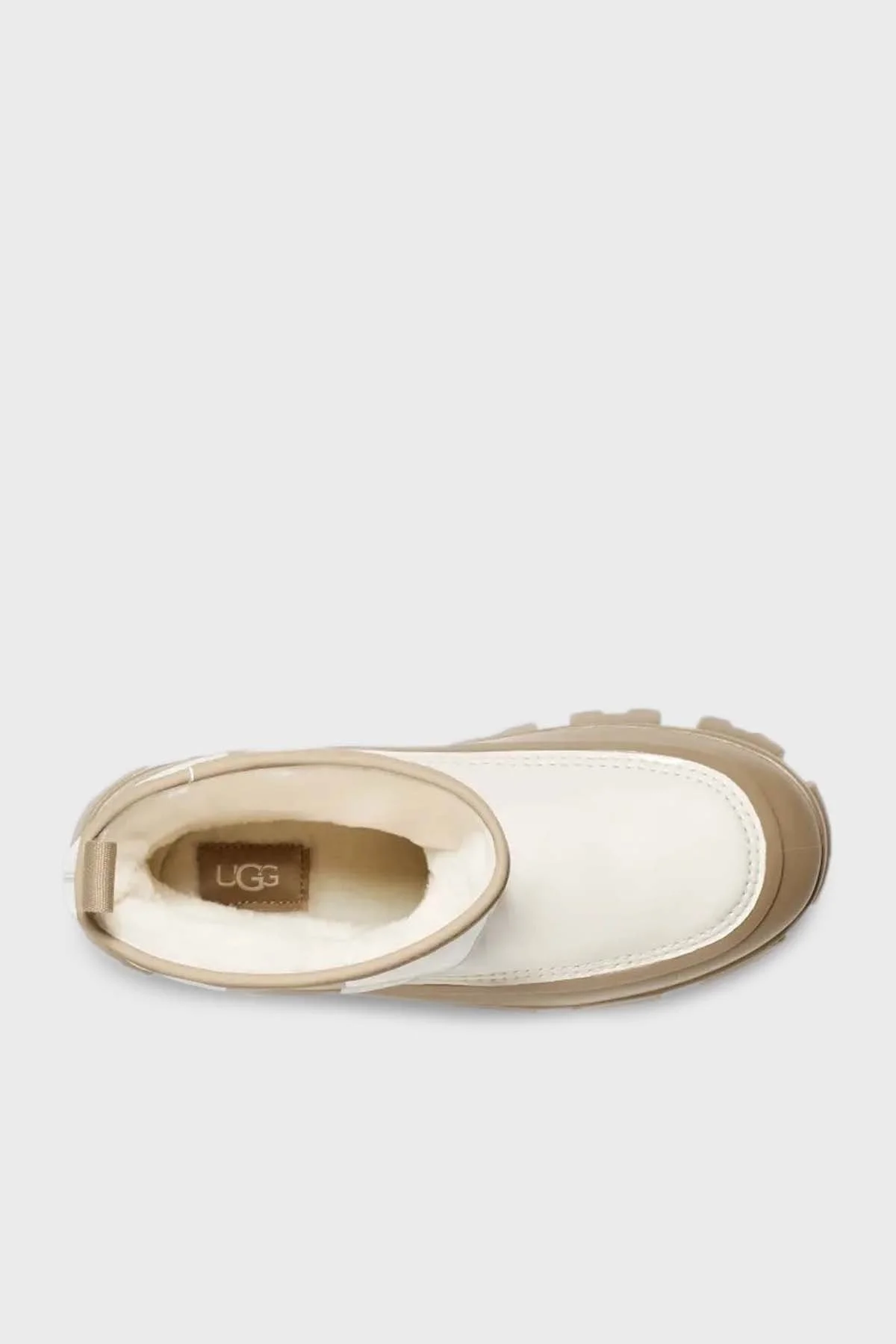 Ugg Logolu Kalın Tabanlı Su İtici Bayan Bot 1144059 BEJ - 5