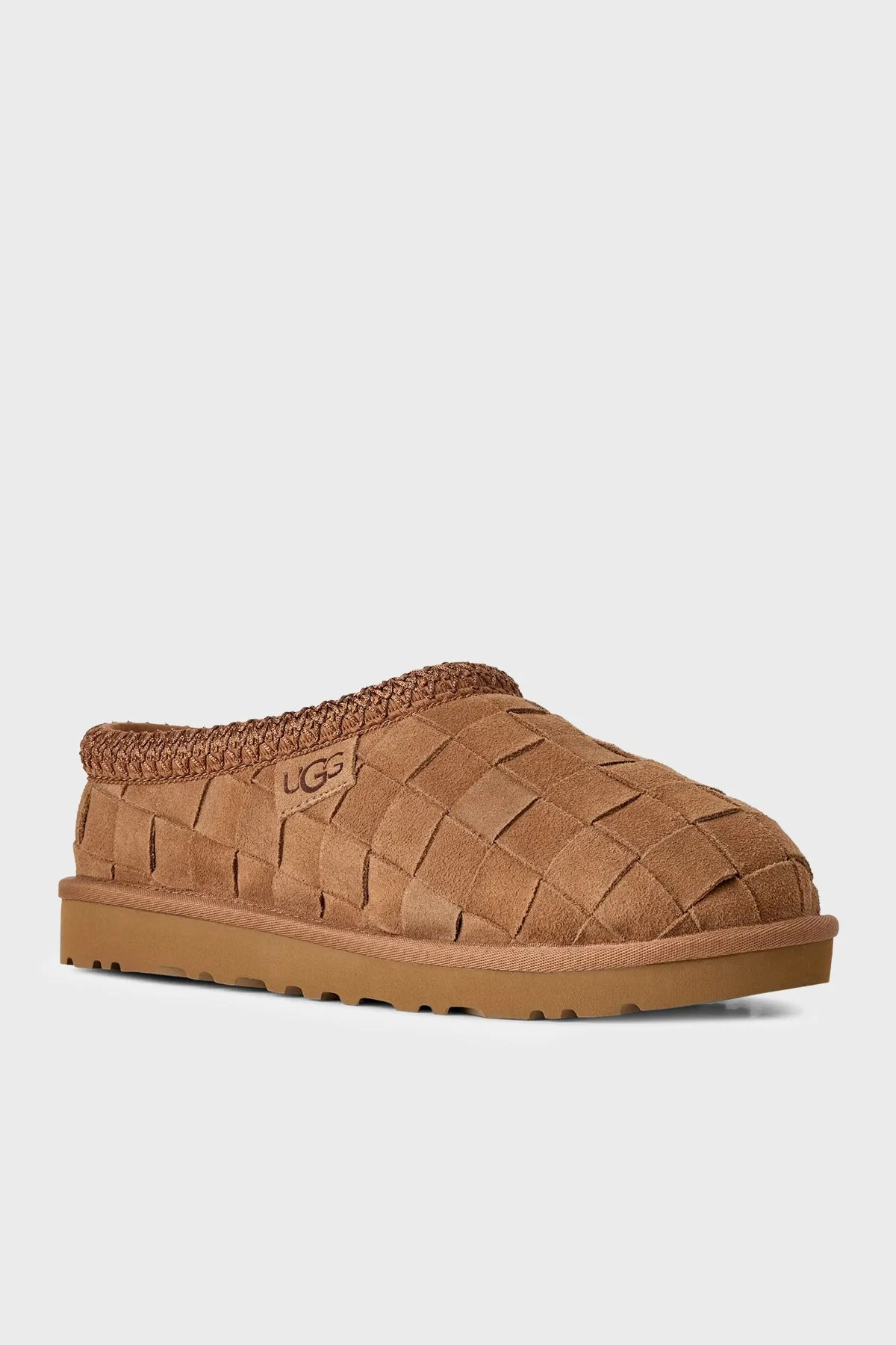Ugg Logolu Süet Deri Unisex Terlik 1186330 Taba - 3
