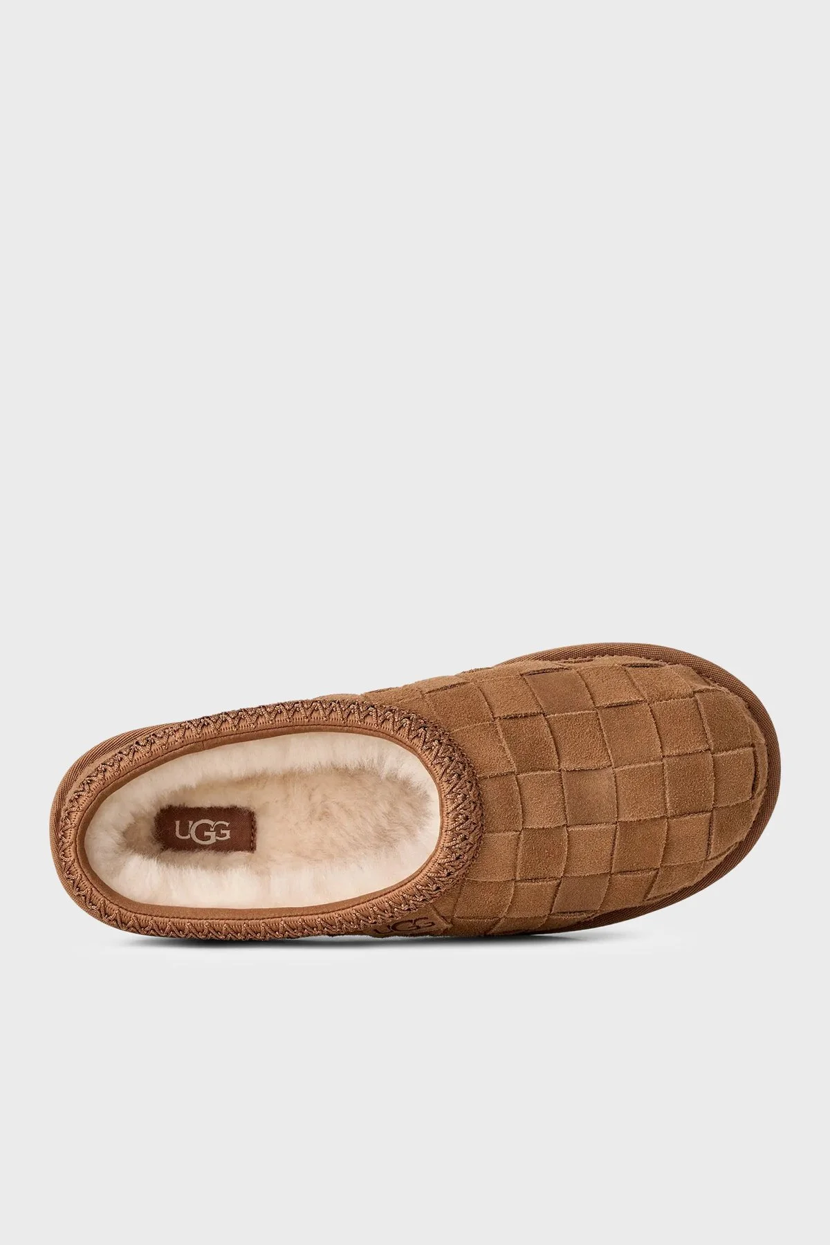 Ugg Logolu Süet Deri Unisex Terlik 1186330 Taba - 4