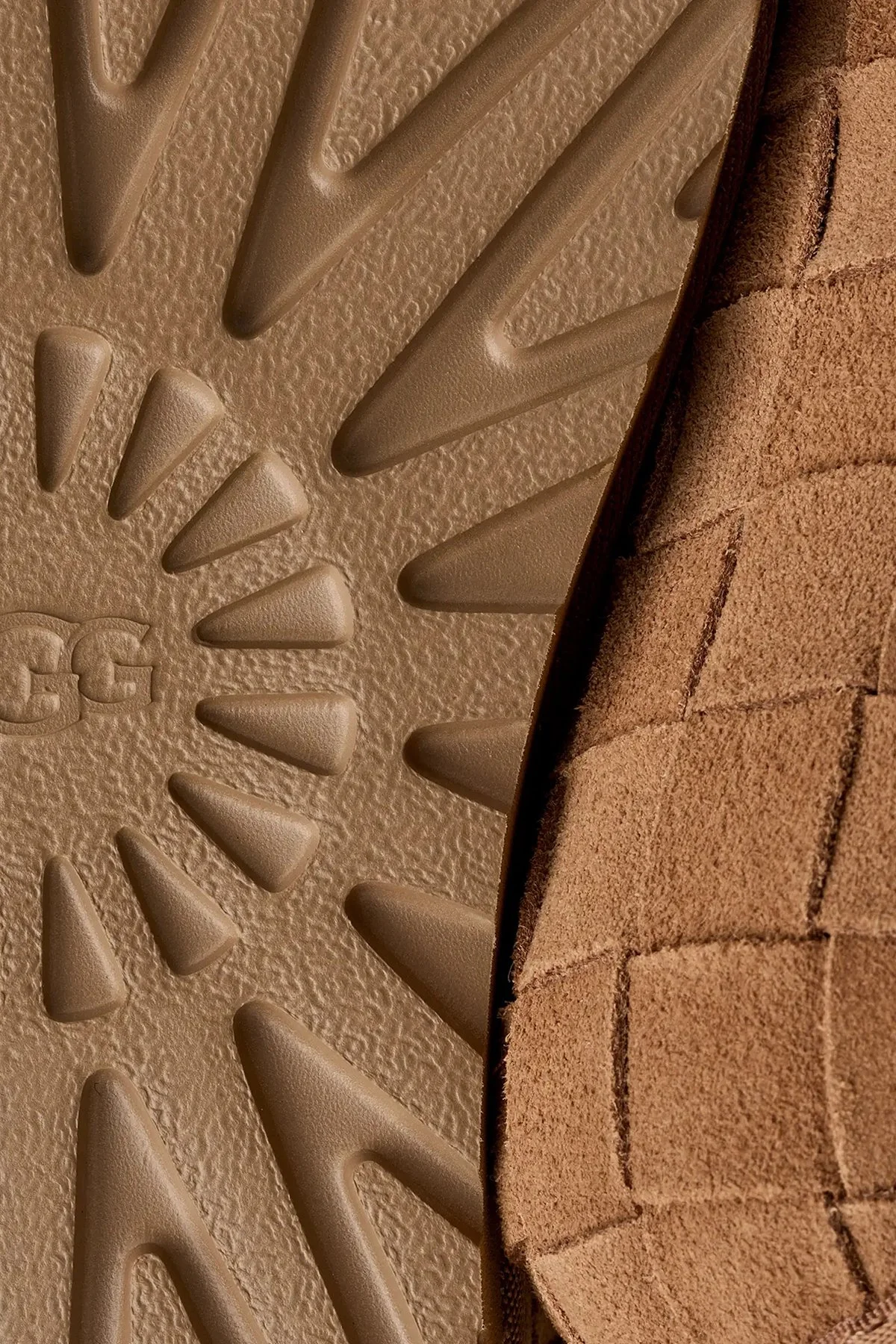 Ugg Logolu Süet Deri Unisex Terlik 1186330 Taba - 5