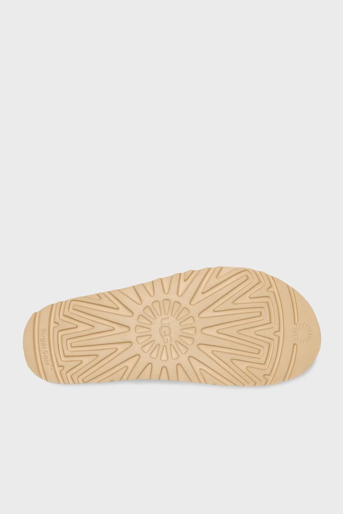 Ugg Logolu Süet Kalın Tırlıklı Taban Cırtlı Çocuk Sandalet 1136539K TABA - 6