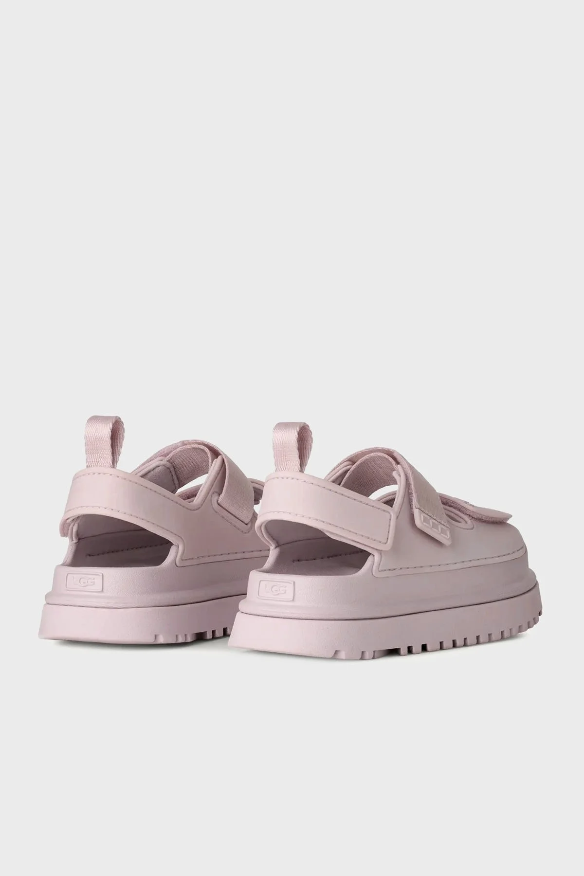 Ugg Logolu Tırtıklı Kalın Taban Cırtlı Çocuk Sandalet 1152813K AÇIK LİLA - 8