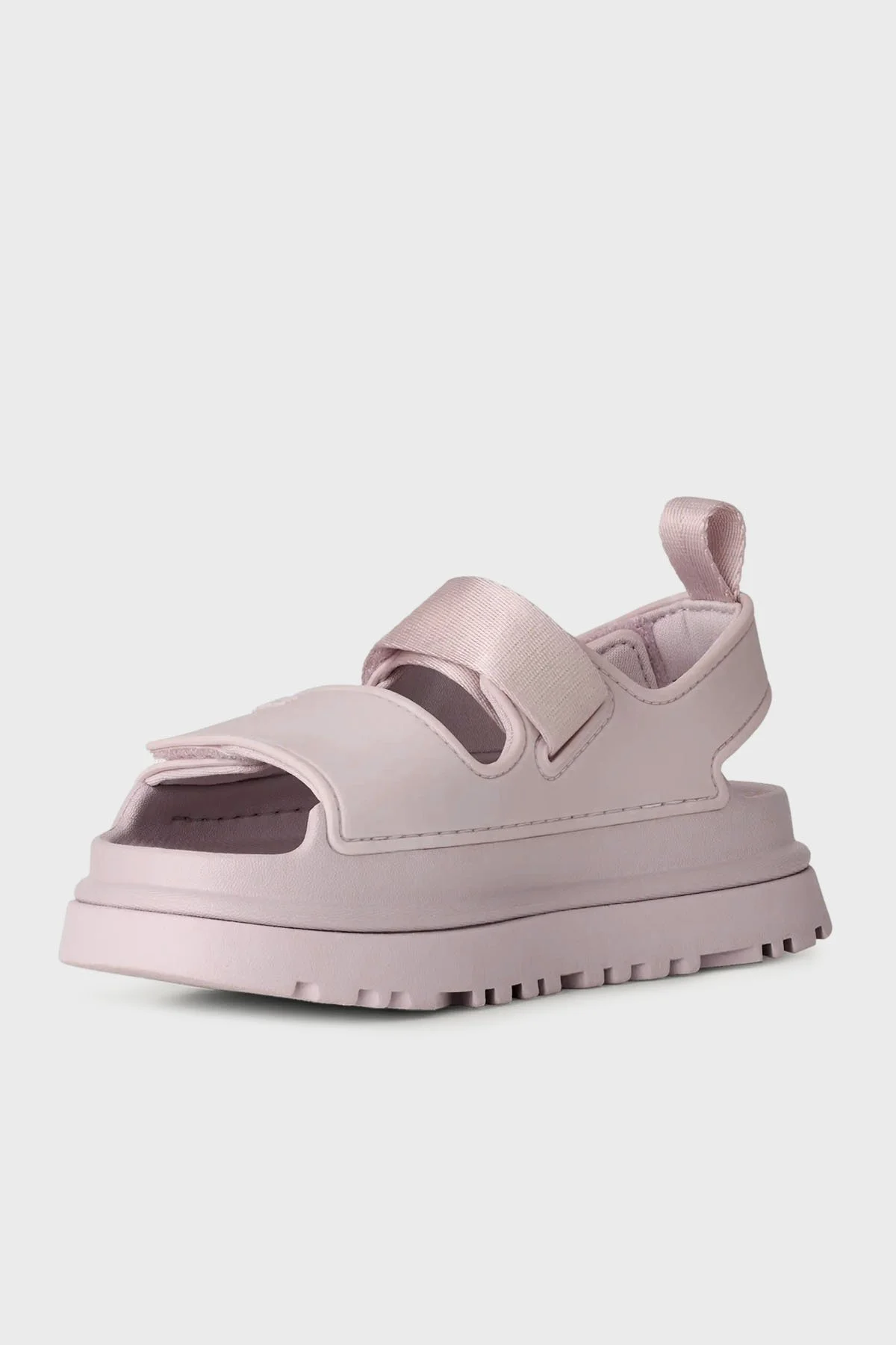 Ugg Logolu Tırtıklı Kalın Taban Cırtlı Çocuk Sandalet 1152813K AÇIK LİLA - 3