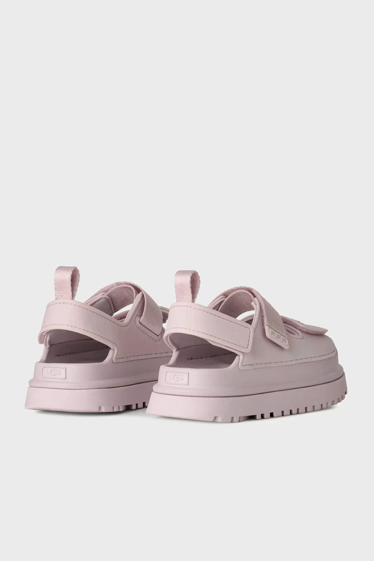 Ugg Logolu Tırtıklı Kalın Taban Cırtlı Çocuk Sandalet 1152813K AÇIK LİLA - 2