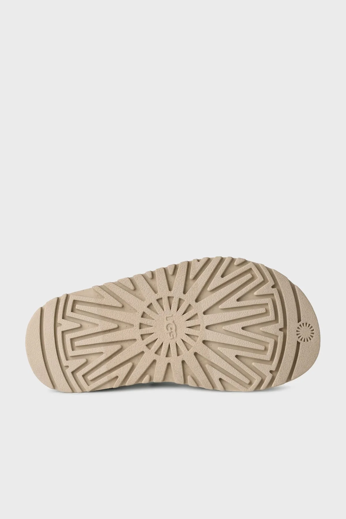 Ugg Logolu Tırtıklı Kalın Taban Cırtlı Çocuk Sandalet 1152813K BEJ - 6