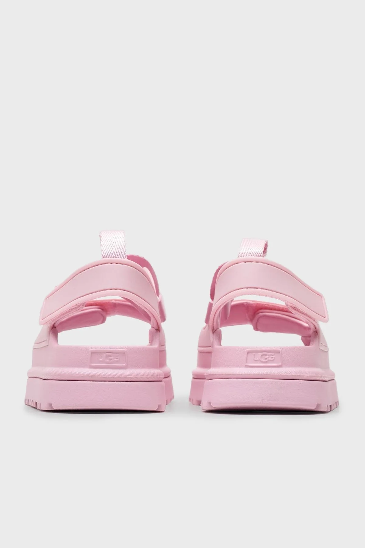 Ugg Logolu Tırtıklı Kalın Taban Cırtlı Çocuk Sandalet 1152813K PEMBE - 13