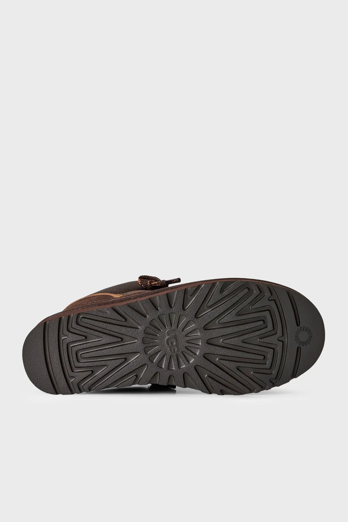 Ugg M Lowmel Logolu Süet Sneaker Erkek Ayakkabı 1170750 Koyu kahve - 7