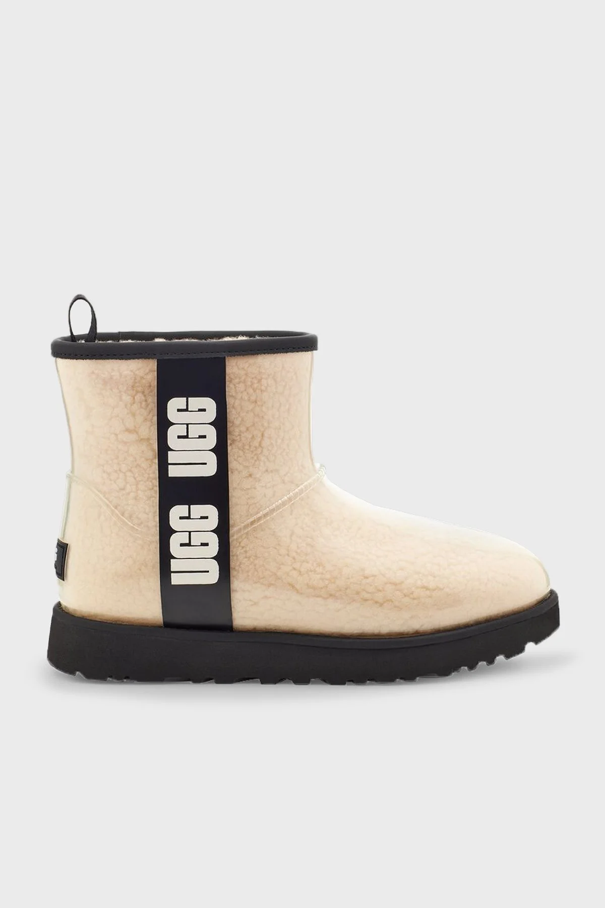 UGG Su Geçirmez W Classic Clear Mini Bayan Bot 1113190 SİYAH-BEJ - 1
