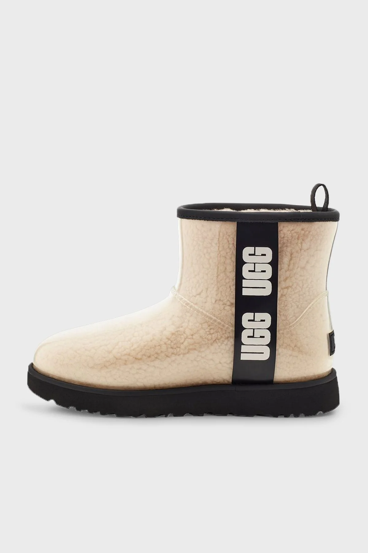 UGG Su Geçirmez W Classic Clear Mini Bayan Bot 1113190 SİYAH-BEJ - 2