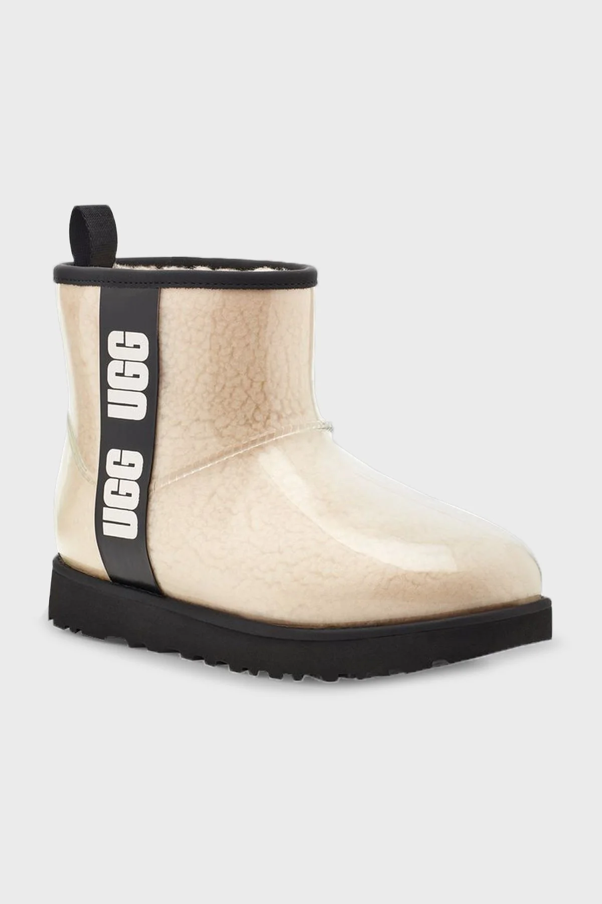UGG Su Geçirmez W Classic Clear Mini Bayan Bot 1113190 SİYAH-BEJ - 3