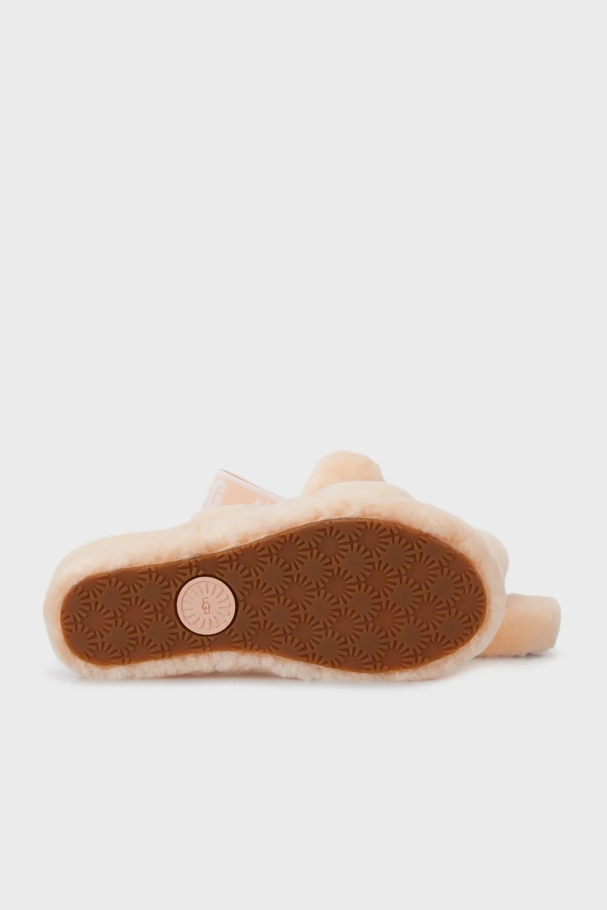 UGG Uw Oh Yeah Elastik Bant Detaylı Bayan Terlik 1107953 BEJ - 4