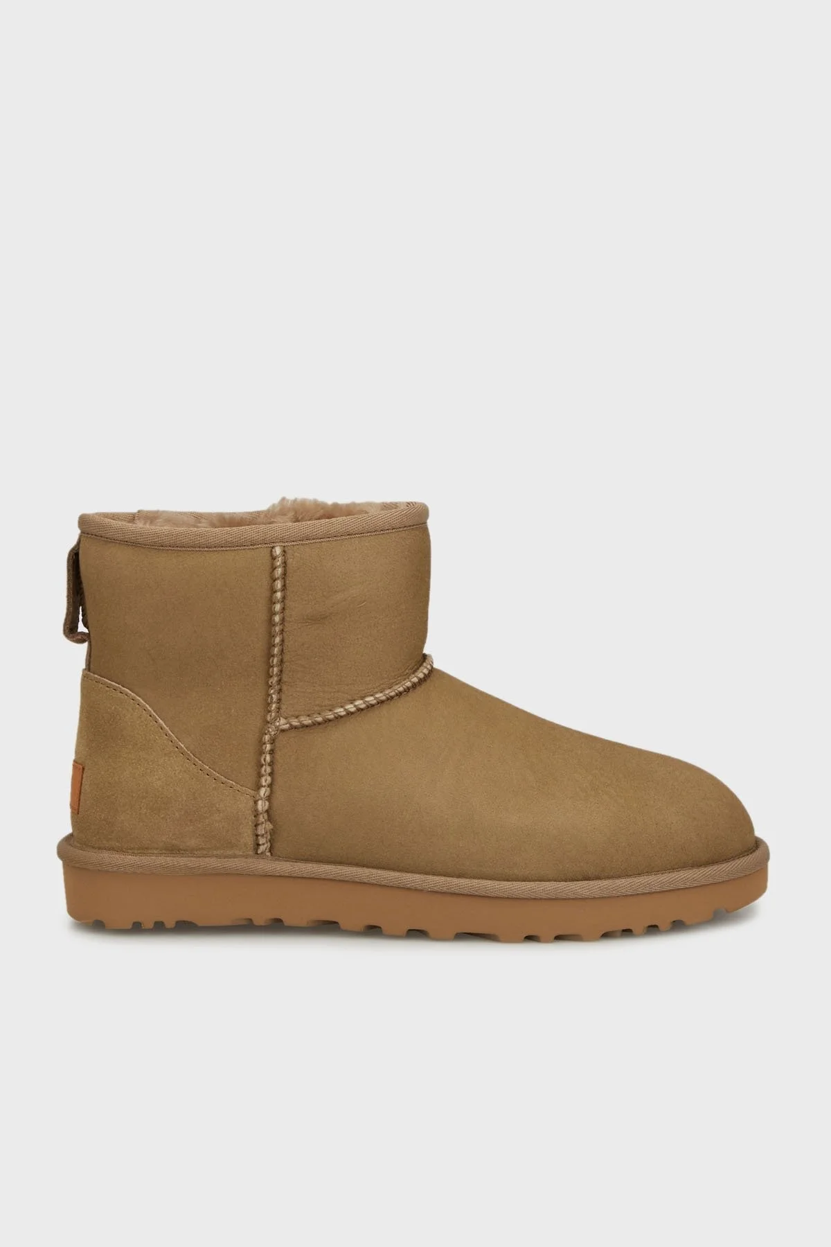 UGG W Classic Hakiki Deri Mini Bayan Bot 1016222 Koyu Naturel - 1