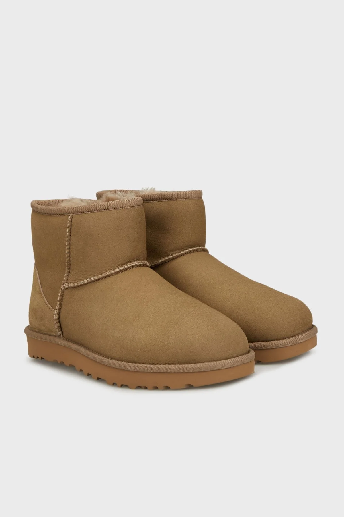 UGG W Classic Hakiki Deri Mini Bayan Bot 1016222 Koyu Naturel - 2