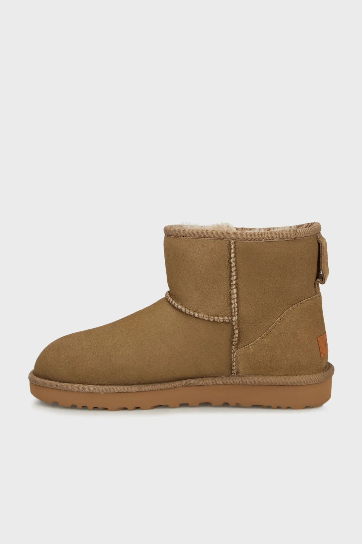 UGG W Classic Hakiki Deri Mini Bayan Bot 1016222 Koyu Naturel - 3