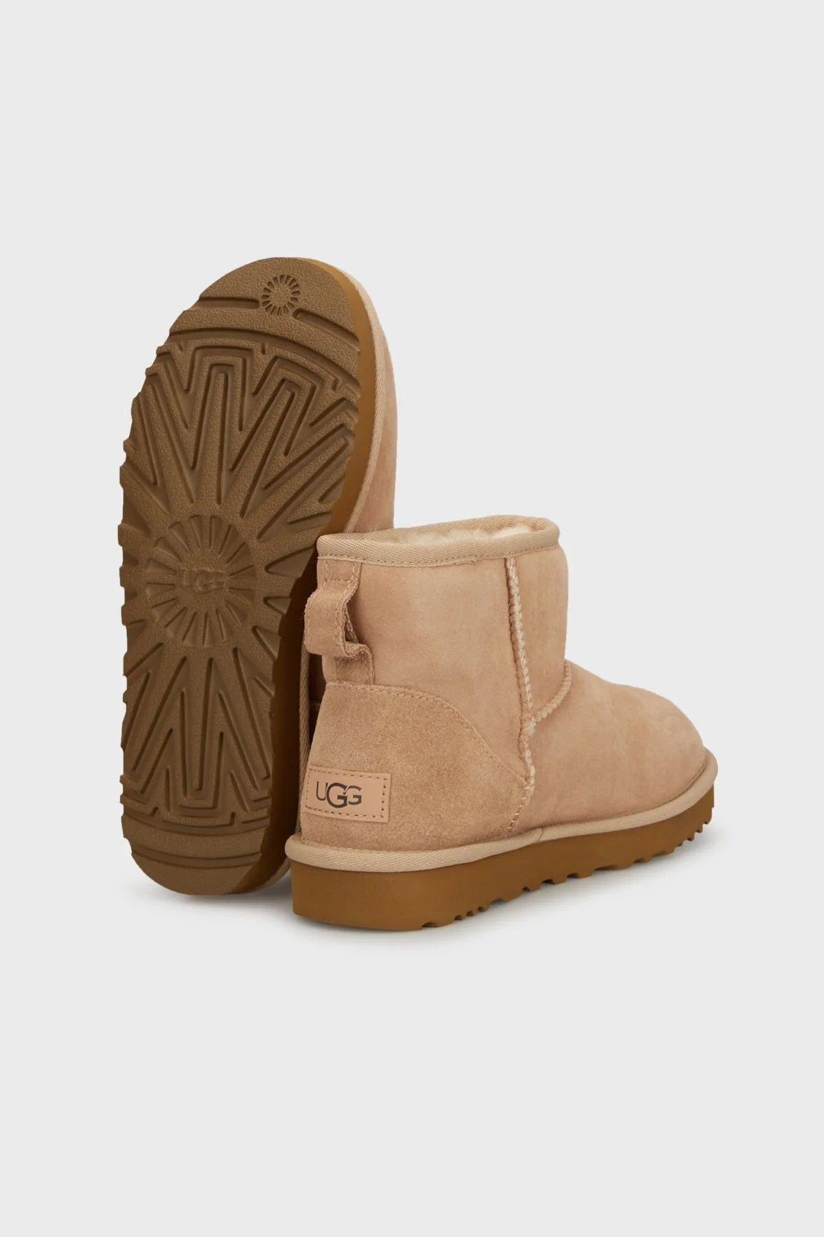 UGG W Classic Hakiki Deri Mini Bayan Bot 1016222 KUM - 4