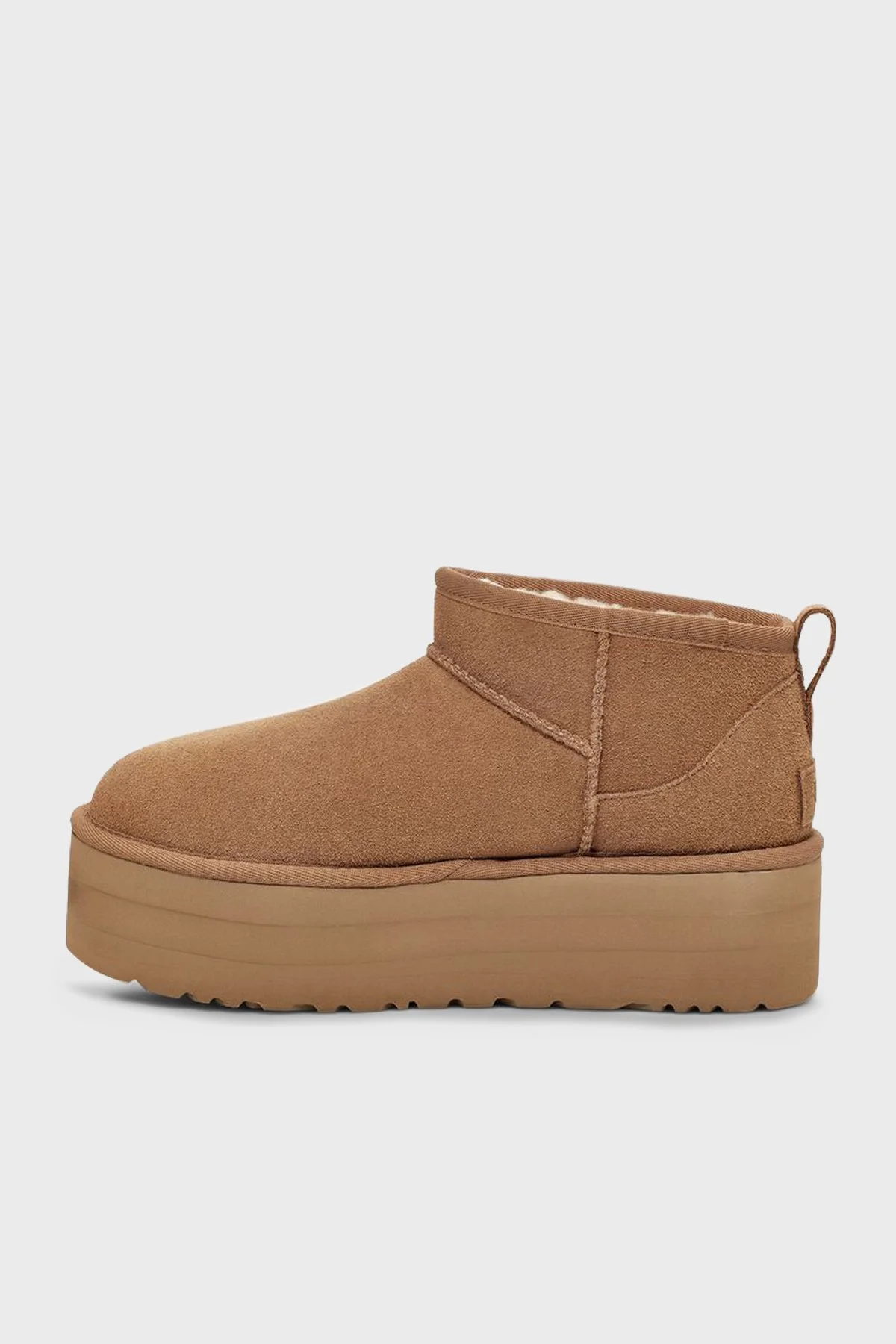 Ugg W Classic Kalın Taban Hakiki Deri Mini Kadın Bot 1135092 TABA - 3
