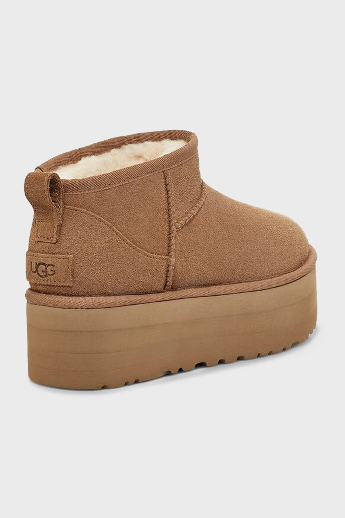 Ugg W Classic Kalın Taban Hakiki Deri Mini Kadın Bot 1135092 TABA - 5