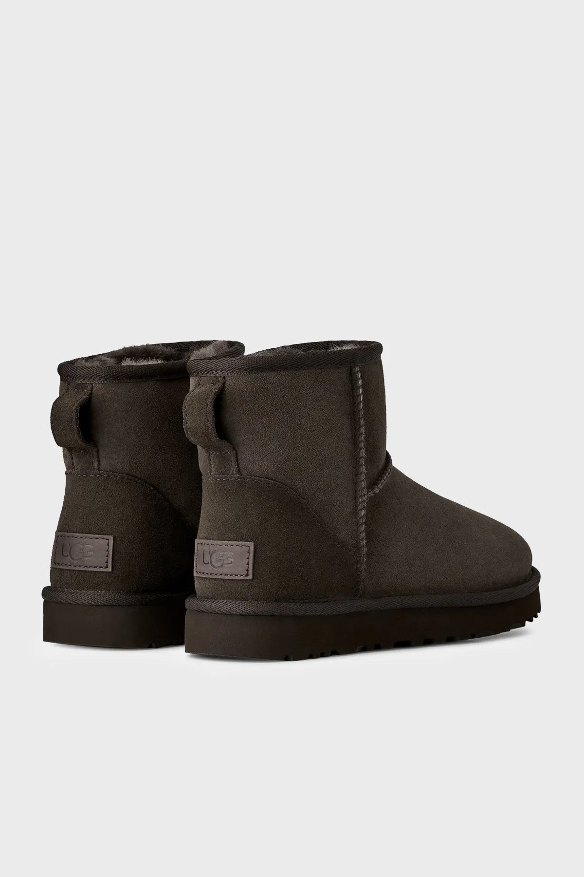 UGG W Classic Hakiki Deri Mini Kadın Bot 1016222 Koyu kahve - 4