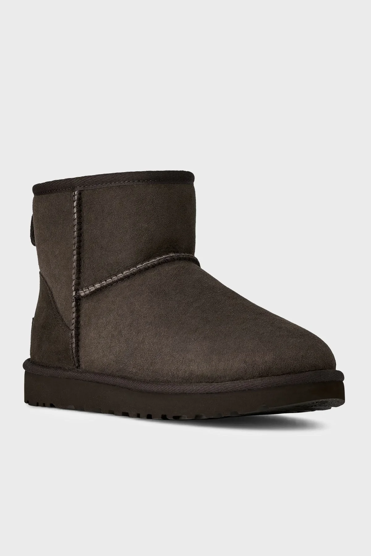UGG W Classic Hakiki Deri Mini Kadın Bot 1016222 Koyu kahve - 6