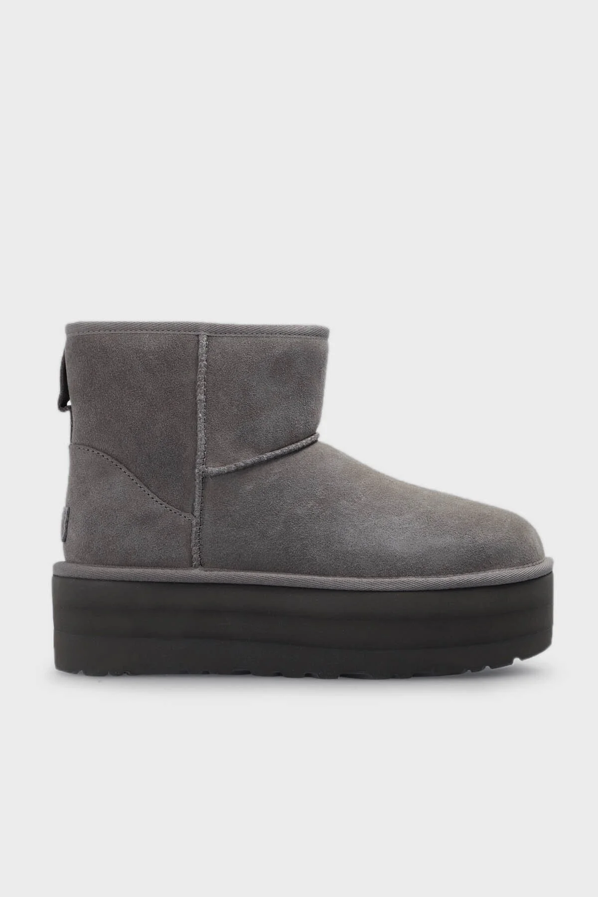 Ugg W Classic Hakiki Deri Mini Platform Bayan Bot 1134991 KOYU GRİ - 1