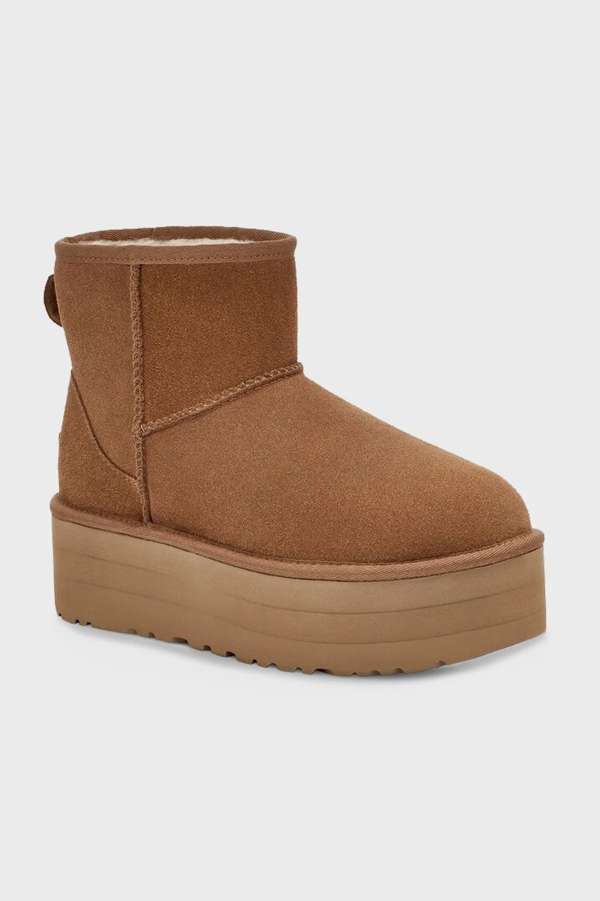 Ugg W Classic Hakiki Deri Mini Platform Bayan Bot 1134991 TABA - 3