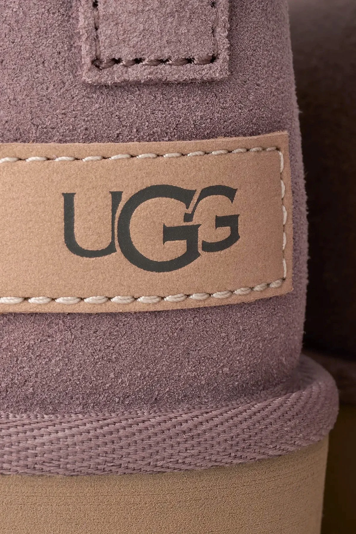 UGG W Classic Hakiki Deri Ultra Mini Kadın Bot 1116109 Vizon - 6