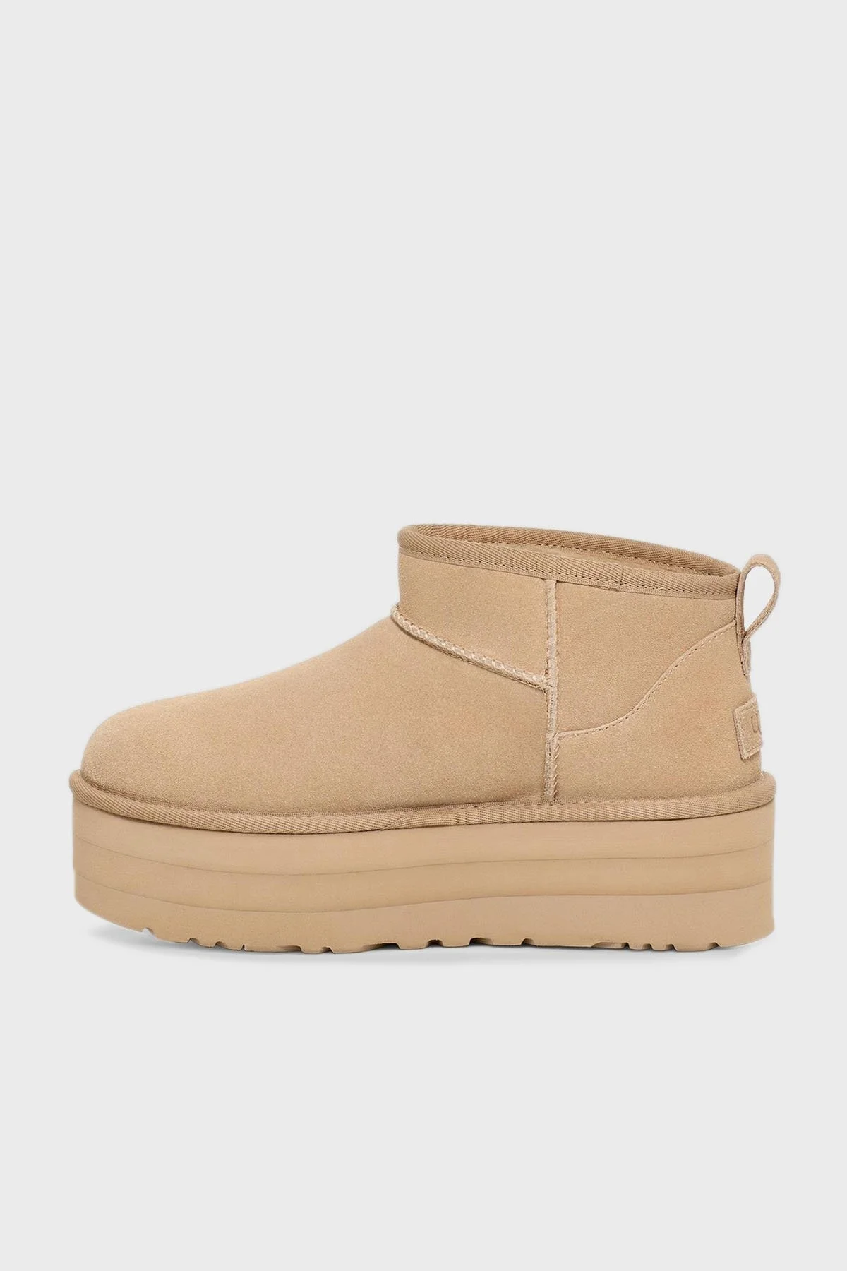 Ugg W Classic Kalın Taban Hakiki Deri Mini Bayan Bot 1135092 KUM - 4