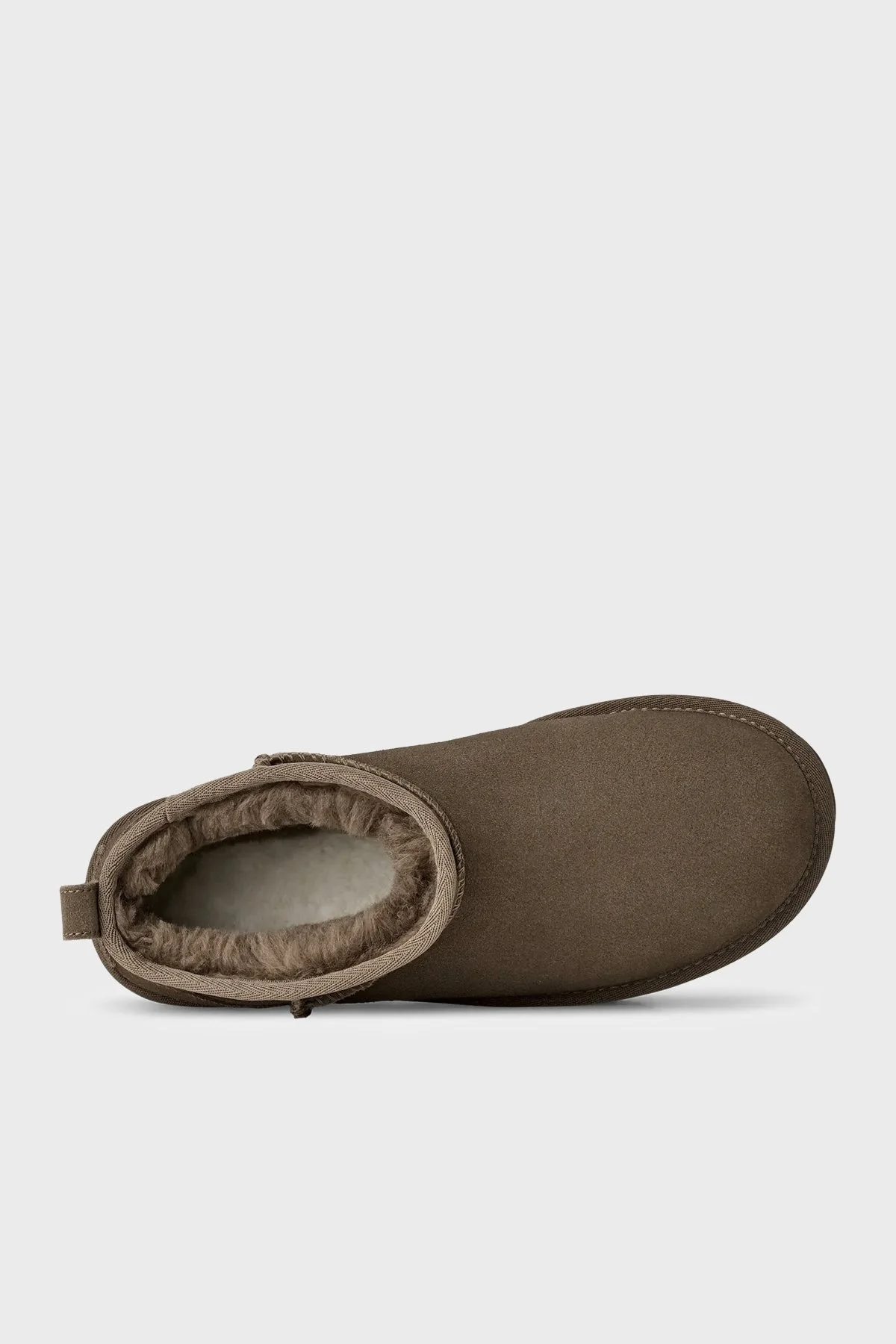 Ugg W Classic Kalın Taban Hakiki Deri Mini Kadın Bot 1135092 Toprak - 6