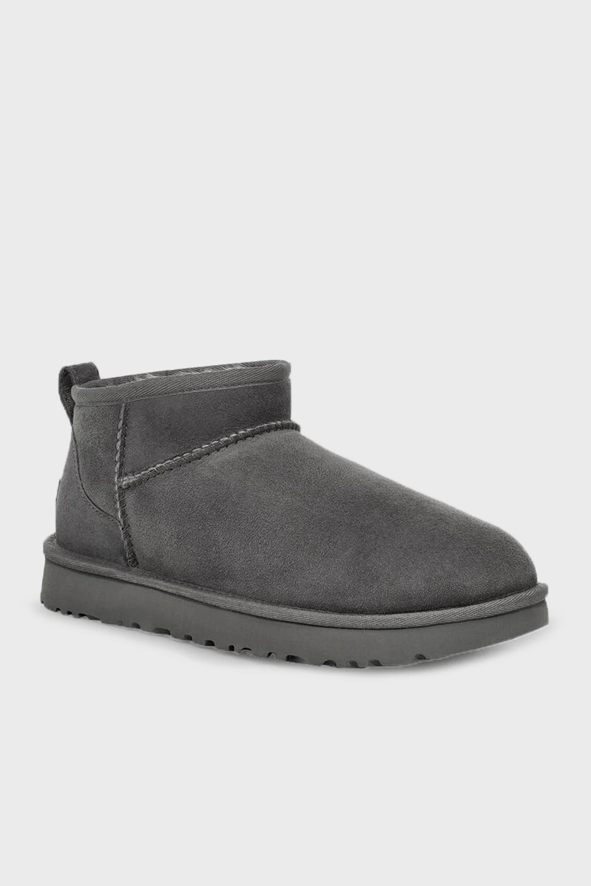 UGG W Classic Hakiki Deri Ultra Mini Bayan Bot 1116109 GRİ - 10