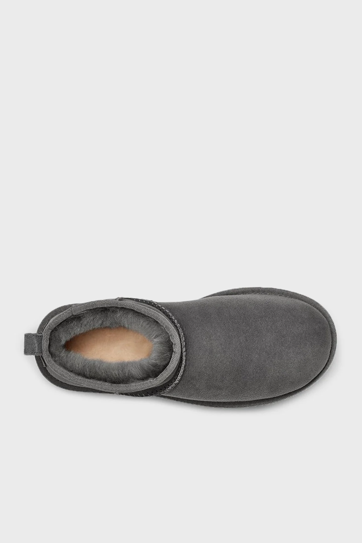 UGG W Classic Hakiki Deri Ultra Mini Bayan Bot 1116109 GRİ - 12