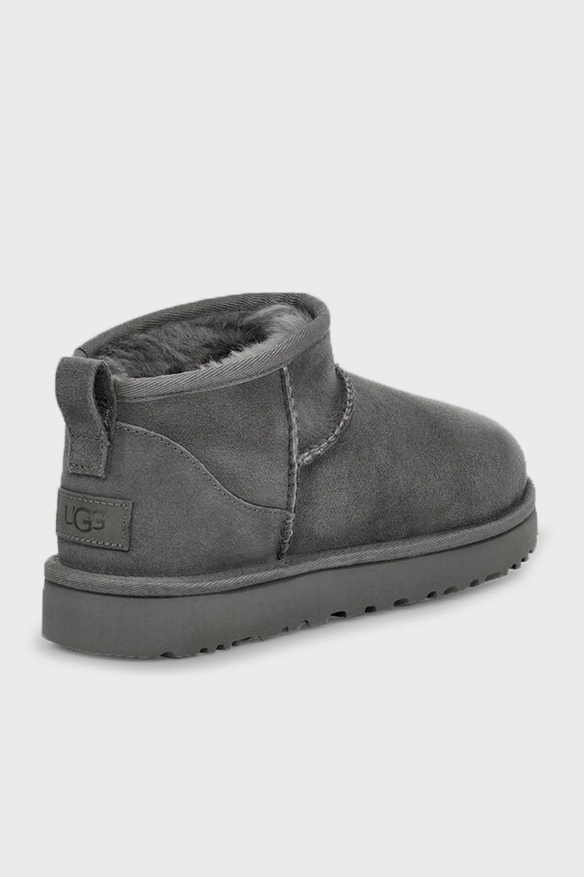 UGG W Classic Hakiki Deri Ultra Mini Kadın Bot 1116109 GRİ - 4