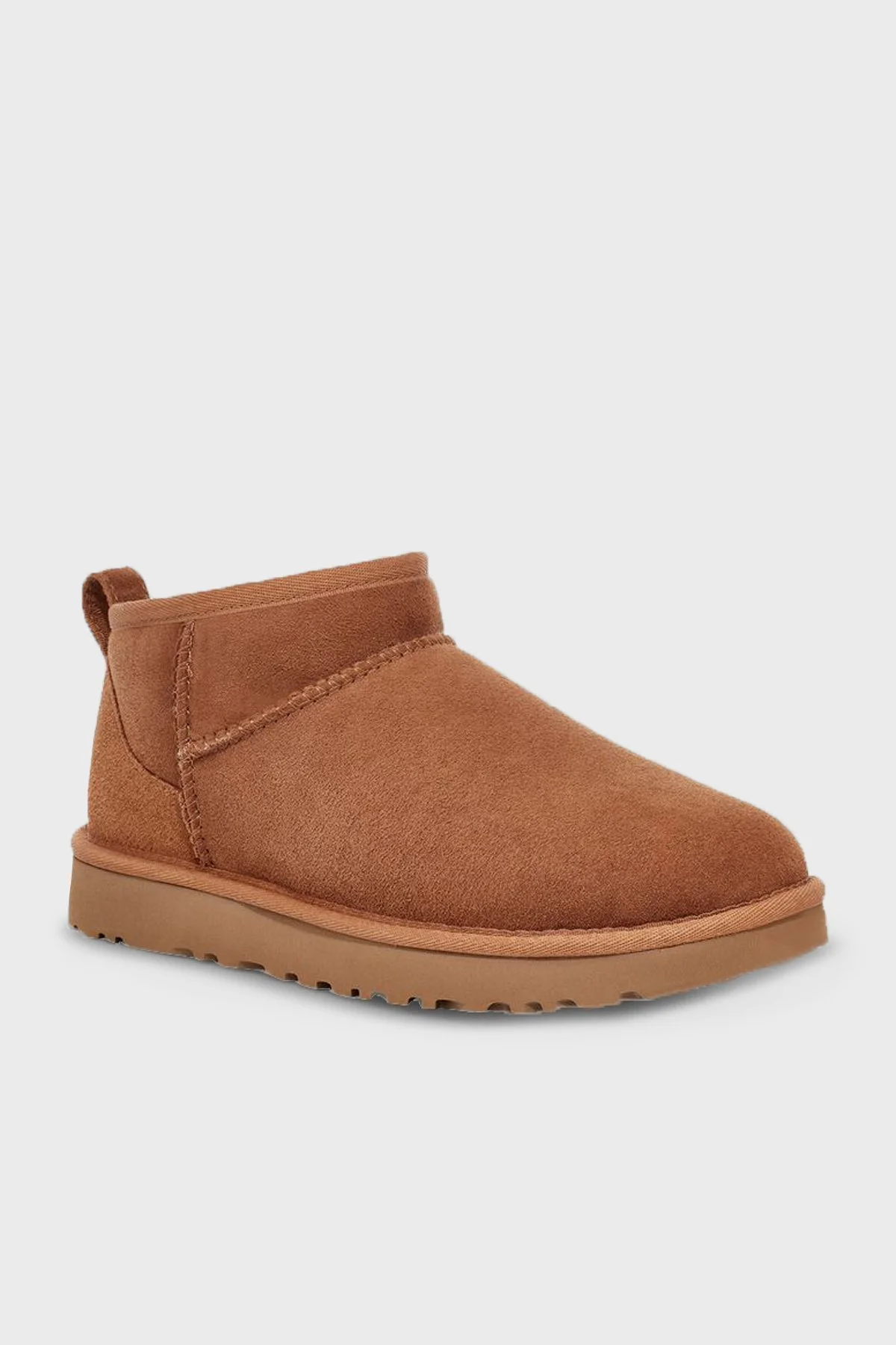 UGG W Classic Hakiki Deri Ultra Mini Kadın Bot 1116109 TABA - 4