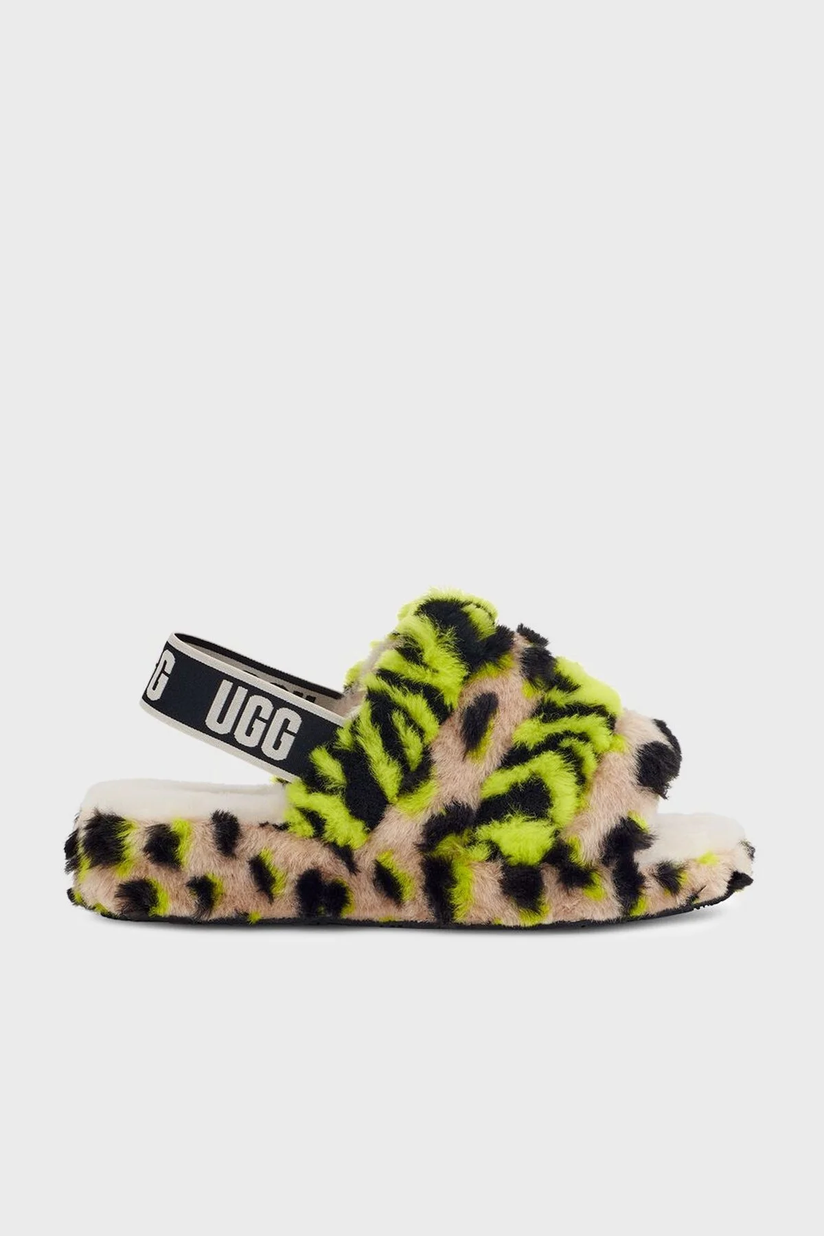 UGG W Fluff Yeah Animalia Bayan Terlik 1127073 YEŞİL - 1