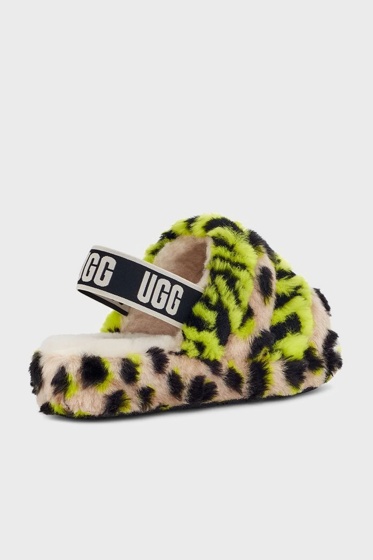UGG W Fluff Yeah Animalia Bayan Terlik 1127073 YEŞİL - 4