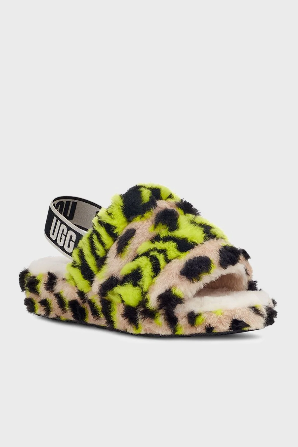 UGG W Fluff Yeah Animalia Bayan Terlik 1127073 YEŞİL - 7