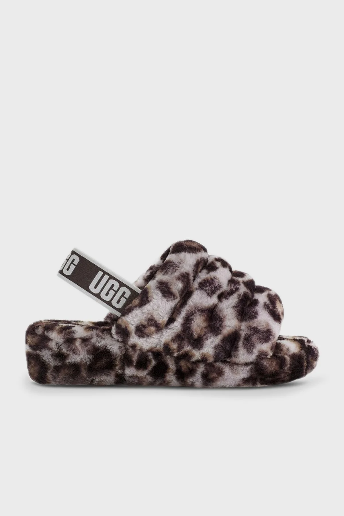 UGG W Fluff Yeah Slide Panther Bayan Terlik 1120903 GRİ - 1