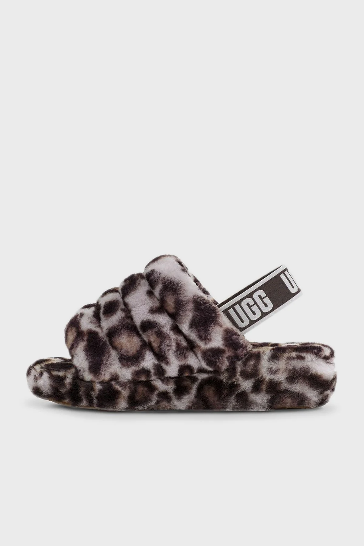 UGG W Fluff Yeah Slide Panther Bayan Terlik 1120903 GRİ - 2