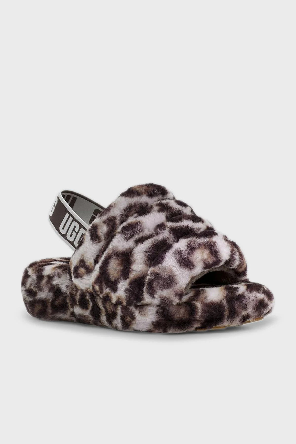 UGG W Fluff Yeah Slide Panther Bayan Terlik 1120903 GRİ - 3