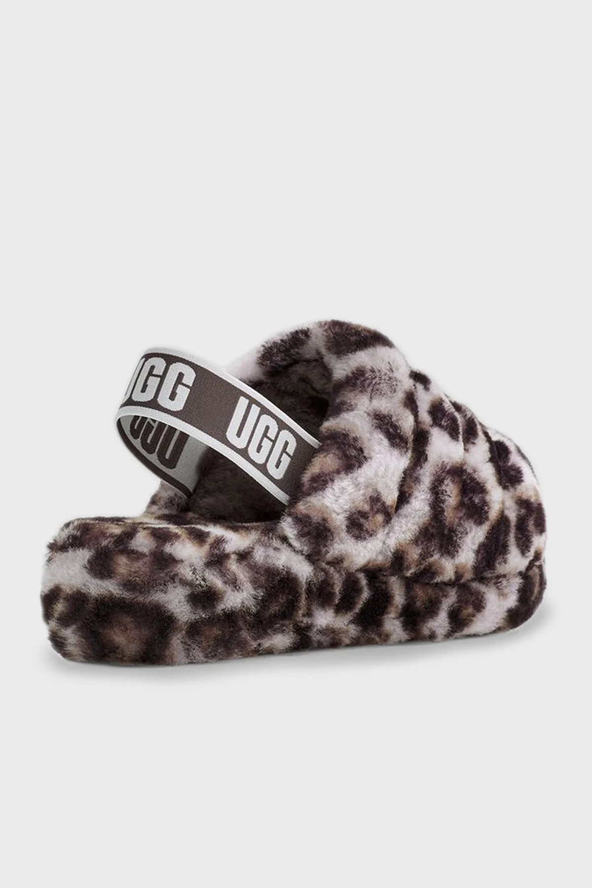 UGG W Fluff Yeah Slide Panther Bayan Terlik 1120903 GRİ - 4