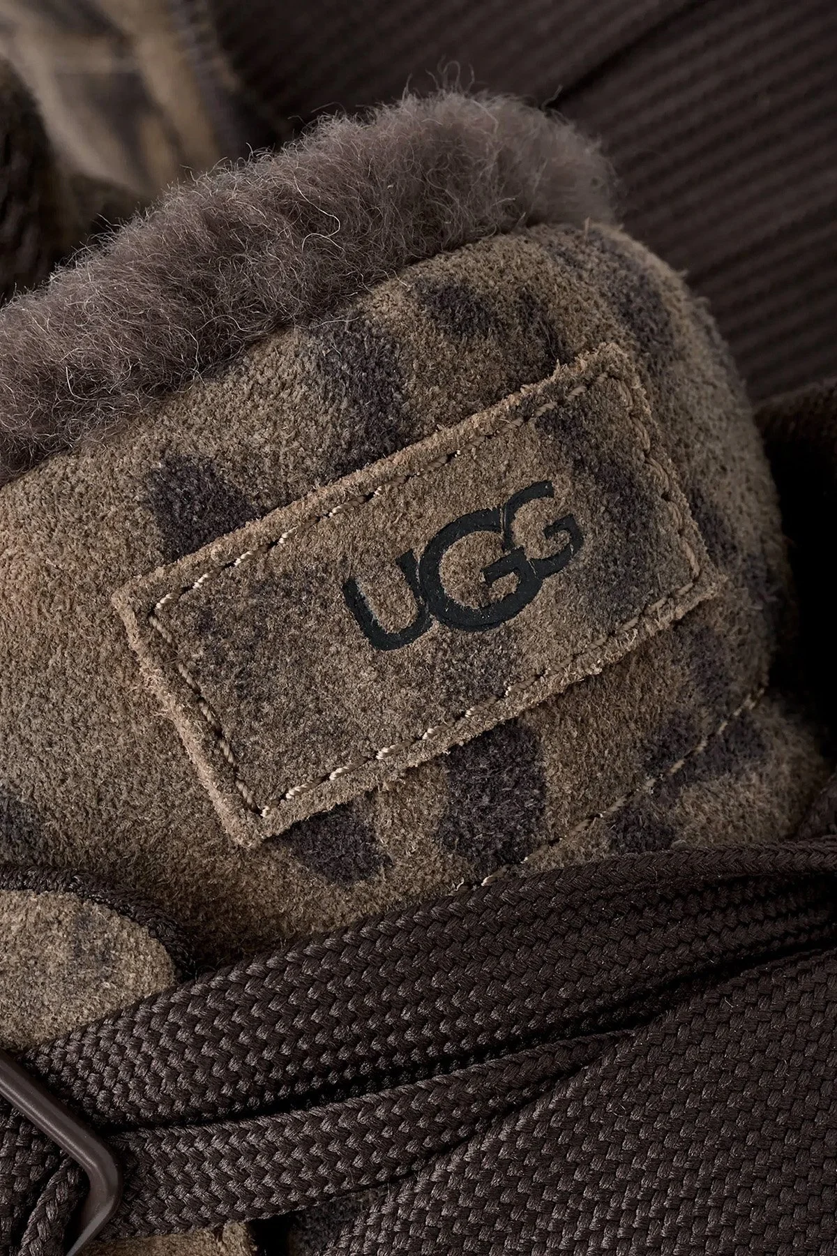 Ugg W Lowmel Spotted Leopar Desenli Süet Sneaker Kadın Ayakkabı 1187485 Kahve - 5