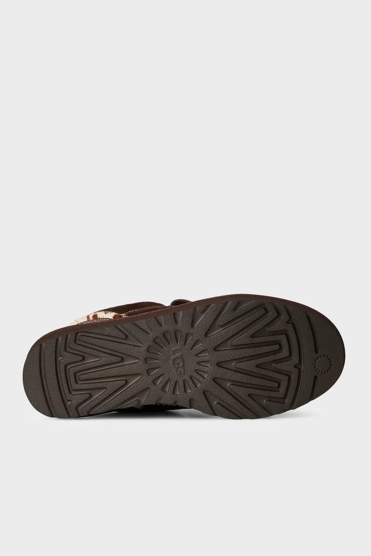Ugg W Lowmel Western Süet Kalın Taban Sneaker Kadın Ayakkabı 1180311 Koyu kahve - 7